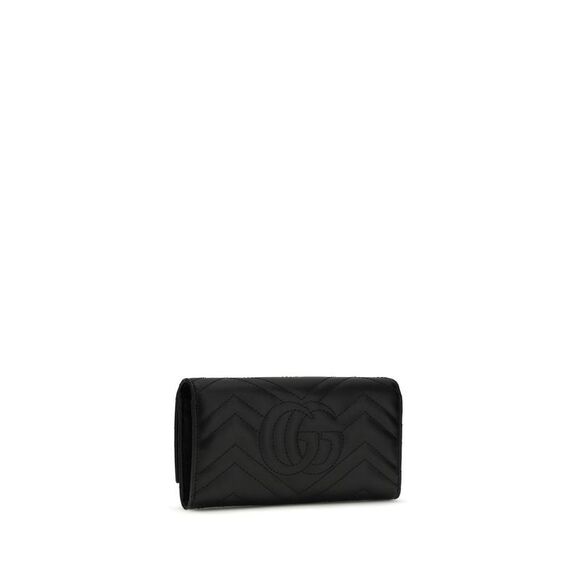 Gucci Black Calf Leather Bos Taurus Women's Wallet - Picture 2 of 3